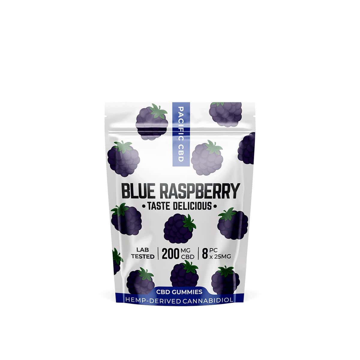 Pacific CBD Blue Raspberry Gummies at thejointonmarket