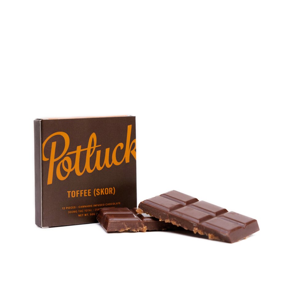 Potluck Toffee (Skor) Chocolate at thejointonmarket - Image 2