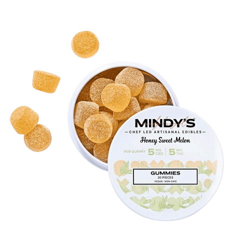 Honey Sweet Melon CBD:THC 1:1 100MG Gummies at thejointonmarket