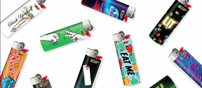 BIC Lighter Decal Assorted at thejointonmarket